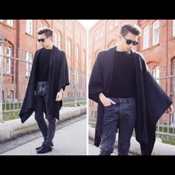 Topman Cape Sweater Cardigan Mens 